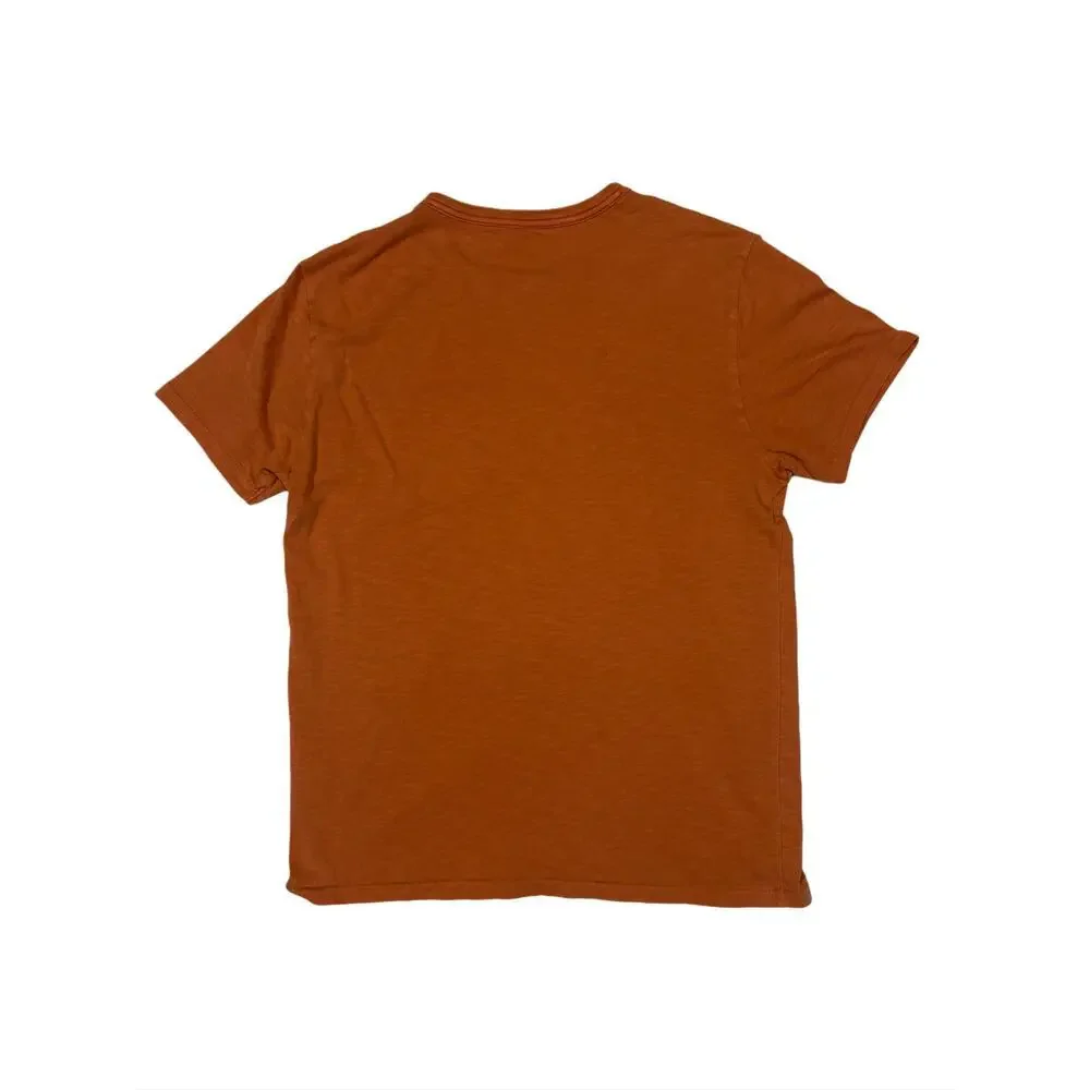 J.Crew Men’s Garment-Dyed Slub Cotton Pocket T-
Shirt Orange Medium - Picture 6 of 8